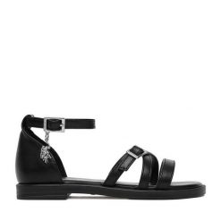 Sandały U.S. Polo Assn. Czarne sandały dziewczęce U.S. Polo Assn., bez zapięcia. Za 169.99 zł.
