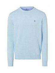 Fynch-Hatton sweter z dzianiny Mężczyźni Bawełna niebieski, L. Niebieskie swetry przez głowę męskie Fynch-Hatton, l, bez wzorów, z bawełny, bez kołnierzyka. Za 179.95 zł.