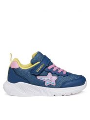 Geox Sneakersy J Sprintye J55FWA 0AS54 C4BE8 D Granatowy. Niebieskie buty sportowe dziewczęce Geox, bez wzorów, z materiału, bez zapięcia. Za 149.99 zł.