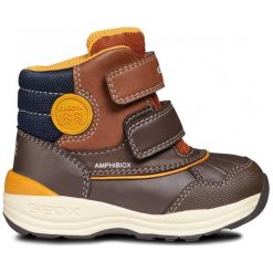 Geox Buty Zimowe Za Kostkę Chłopięce New Gulp 27 Brązowy. Buty zimowe chłopięce marki Geox. Za 349.00 zł.