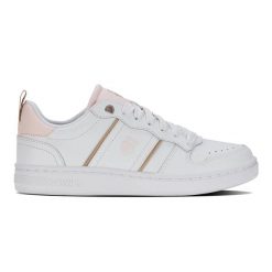 Buty damskie sportowe K-Swiss Lozan Match LTH sneakersy skórzane białe. Białe obuwie sportowe damskie K-SWISS, bez wzorów. Za 189.00 zł.