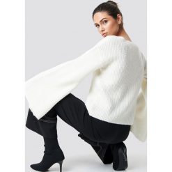 NA-KD Sweter z dużym rękawem - White. Swetry damskie marki NA-KD. Za 141.95 zł.