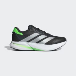 Buty Duramo Speed 2 Running. Szare buty sportowe męskie Adidas, z materiału, bez zapięcia, do biegania. Za 399.00 zł.