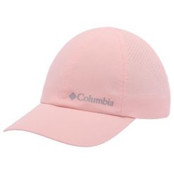 Czapka z daszkiem damska Silver Ridge IV Ball Cap. Czerwone czapki i kapelusze damskie Columbia, bez wzorów, z elastanu. Za 119.99 zł.