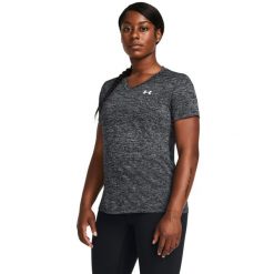 Koszulka damska Under Armour Tech™ Twist. Koszulki sportowe damskie Under Armour, m, bez wzorów, z materiału, sportowe, bez kołnierzyka. Za 79.99 zł.