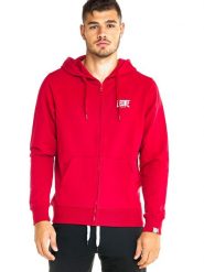 Bluza z bawełna z kaptur na czas wolny na co dzień. Niebieskie bluzy męskie LEONE 1947 APPAREL, xs, bez wzorów, z bawełny, bez kaptura. Za 147.31 zł.