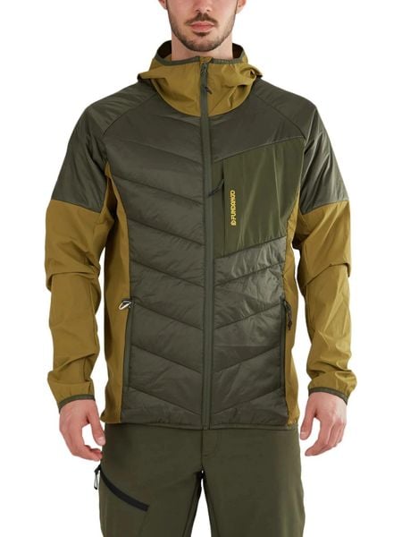 Kurtka softshell męska Fundango Gaara Hybrid. Zielone kurtki męskie Fundango, m, bez wzorów, z materiału, trekkingowe. Za 499.00 zł.