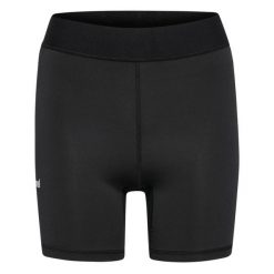 Krótkie legginsy damskie Hummel Bl Performance. Czarne legginsy sportowe damskie Hummel, bez wzorów, z materiału, krótkie, na fitness i siłownię. Za 164.50 zł.