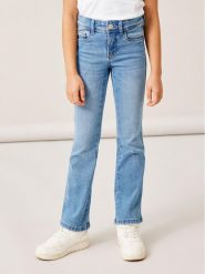NAME IT Jeansy 13208876 Niebieski Skinny Fit. Niebieskie jeansy dla dziewczynek Name it, z bawełny. Za 79.99 zł.