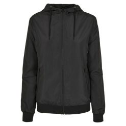 Kurtka Damska Z Recyklingu Windrunner. Czarne kurtki damskie BUILD YOUR BRAND, xl, bez wzorów, bez kaptura. Za 217.99 zł.