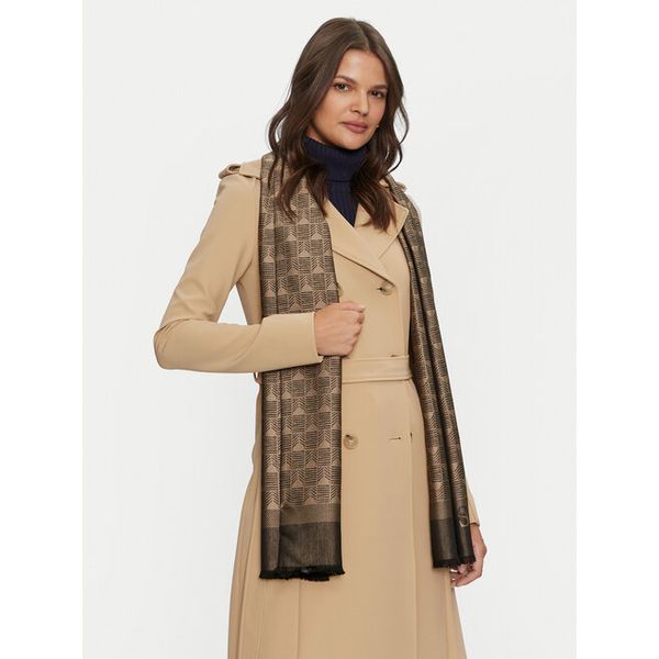 Szalik Guess. Brązowe szaliki męskie Guess, z aplikacjami. Za 249.99 zł.