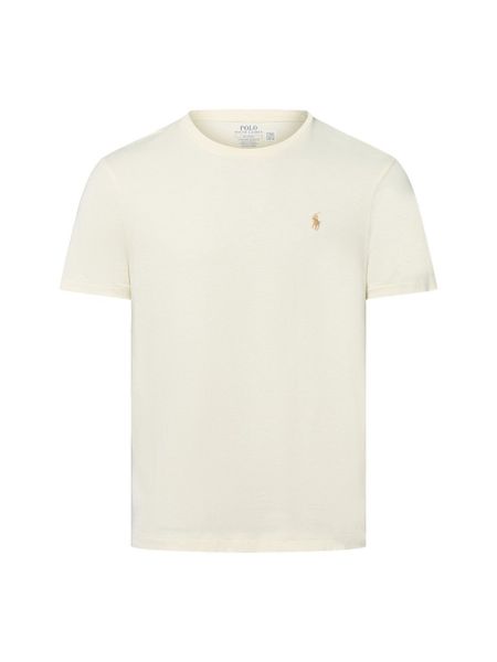 Polo Ralph Lauren Koszulka męska Mężczyźni Bawełna biały jednolity, L. Białe koszulki polo męskie Polo Ralph Lauren, l, bez wzorów, z bawełny, klasyczne, bez ramiączek. Za 339.95 zł.