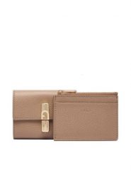 Furla Portfel Iride S WP00640 ARE000 CN 4563S Beżowy. Brązowe portfele damskie Furla, bez wzorów, ze skóry. Za 674.99 zł.