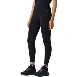 Legginsy damskie Champion Crop Leggings 7/8. Czarne legginsy sportowe damskie Champion, bez wzorów, na fitness i siłownię. Za 94.99 zł.