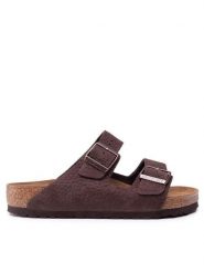 Birkenstock Klapki Arizona Bs 1022457 Brązowy. Brązowe klapki męskie Birkenstock, ze skóry. Za 399.99 zł.