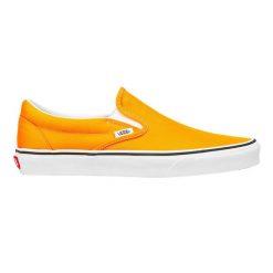 Buty do chodzenia dla dorosłych Vans Classic Slip-On wsuwane. Żółte obuwie sportowe damskie Vans, bez wzorów, sportowe, bez zapięcia. Za 209.00 zł.