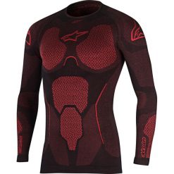 Koszulka termoaktywna ALPINESTARS RIDE TECH TOP LONG SLEEVE SUMMER kolor czarny/czerwony, rozmiar S/XS. Bielizna termoaktywna męska marki Alpinestars. Za 289.00 zł.