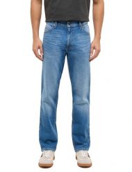 Męskie Spodnie jeansowe Mustang Style Tramper Straight Denim Blue 1017440 5000 582. Niebieskie spodnie materiałowe męskie Mustang, l, bez wzorów, z denimu. Za 219.99 zł.