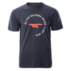 T-shirt Męski Olen. Niebieskie t-shirty męskie Hi-tec, l, bez wzorów, z bawełny, bez kołnierzyka. Za 74.95 zł.