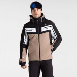 Kurtka narciarska męska Triple. Czarne kurtki męskie Dare 2b, na zimę, m, bez wzorów, sportowe, bez kaptura. W wyprzedaży za 1,149.99 zł.