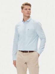 Tommy Hilfiger Koszula MW0MW39431 Błękitny Regular Fit. Niebieskie koszule męskie Tommy Hilfiger, m, bez wzorów, z bawełny, bez kołnierzyka, bez ramiączek. Za 349.99 zł.