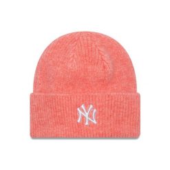 Czapka New Era. Czerwone czapki i kapelusze damskie New Era, na zimę, bez wzorów. Za 149.99 zł.