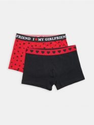 Bokserki classic z napisem 2 pack - wielobarwny. Bokserki męskie Sinsay, l, bez wzorów. Za 29.99 zł.