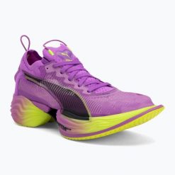 Buty do biegania damskie PUMA Fast-R Nitro Elite 2 pure. Fioletowe obuwie sportowe damskie Puma, bez wzorów, z materiału, do biegania. Za 678.00 zł.