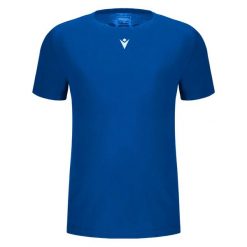 Koszulka Macron Mp 151 Hero x5. Niebieskie koszulki sportowe damskie Macron, l, bez wzorów, z materiału, bez kołnierzyka, bez ramiączek, na fitness i siłownię. Za 281.50 zł.