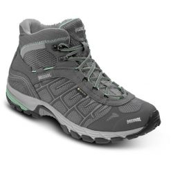 Buty turystyczne damskie Quebec Lady Mid z membraną Gore - Tex. Szare trekkingi damskie Meindl, trekkingowe, gore-tex. Za 880.02 zł.