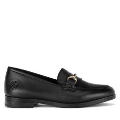 Lordsy Rieker. Czarne mokasyny damskie Rieker. Za 287.00 zł.
