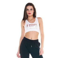 Podstawowy top damski. Białe obuwie sportowe damskie LEONE 1947 APPAREL, bez wzorów, z tkaniny, na fitness i siłownię. Za 69.47 zł.
