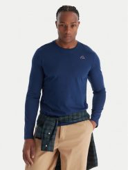 Robe di Kappa Longsleeve 631189W Niebieski Slim Fit. Niebieskie bluzki z długim rękawem męskie Robe di Kappa, m, bez wzorów, z bawełny, bez kołnierzyka. Za 79.99 zł.