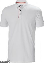 Helly Hansen T-shirt HELLY HANSEN Kensington Tech Polo, white L. Białe koszulki polo męskie Helly Hansen, l, bez wzorów, bez ramiączek. Za 186.69 zł.