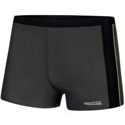 Bokserki pływackie męskie Aqua Speed Jason. Czarne bokserki męskie Aqua-Speed, m, bez wzorów, do pływania. Za 59.90 zł.