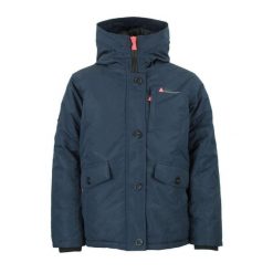Dziewczęca parka narciarska Peak Mountain Falava. Niebieskie kurtki i płaszcze dla dziewczynek Peak Mountain, bez wzorów, z poliesteru, długie, bez kaptura. Za 233.50 zł.