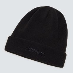 Czapka zimowa unisex Oakley B1B LOGO BEANIE. Czarne czapki i kapelusze męskie Oakley, na wiosnę, bez wzorów, z wełny. Za 291.99 zł.