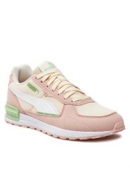 Puma Sneakersy Graviton Jr 381987-30 Beżowy. Brązowe buty sportowe dziewczęce Puma, bez wzorów, ze skóry, bez zapięcia. Za 179.99 zł.