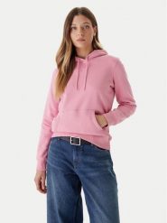 Tommy Jeans Bluza Linear DW0DW21963 Różowy Regular Fit. Czerwone bluzy damskie Tommy Jeans, xxs, bez wzorów, z bawełny, bez kaptura. Za 299.99 zł.