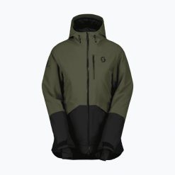Kurtka narciarska damska SCOTT Ultimate Dryo Ripstop. Zielone kurtki damskie Scott, na zimę, l, bez wzorów, z materiału, bez kaptura. Za 1,149.00 zł.