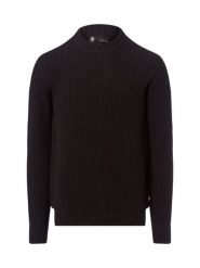 G-Star RAW wełniany sweter Mężczyźni czarny, M. Czarne swetry przez głowę męskie G-Star Raw, m, bez wzorów, z dzianiny, bez kołnierzyka. Za 329.95 zł.