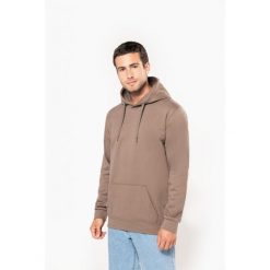 Bluza z kapturem Kariban. Białe bluzy męskie KARIBAN, xl, bez wzorów, z bawełny, z kapturem. Za 156.00 zł.