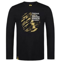 T-shirt męski Loap Aldar Czarny. Czarne koszulki sportowe męskie Givova, na zimę, m, bez wzorów, z bawełny, bez kołnierzyka, bez ramiączek, do biegania. Za 91.00 zł.