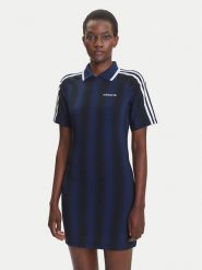 Adidas Sukienka codzienna Football Inspired Graphic JW5143 Granatowy Regular Fit. Niebieskie sukienki damskie Adidas, na co dzień, m, bez wzorów, z syntetyku, bez kołnierzyka, bez ramiączek, proste. Za 199.99 zł.