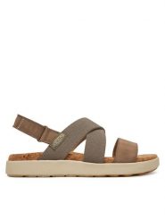 Keen Sandały Elle Criss Cross 1028630 Szary. Szare sandały damskie Keen, bez wzorów, z nubiku, bez obcasa, na płaskiej podeszwie, bez zapięcia. Za 299.00 zł.