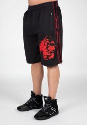 Buffalo Stary trening szkolny Szorty - Czarny/Czerwony. Czarne krótkie spodenki sportowe męskie GORILLA WEAR, l, bez wzorów, z bawełny, na fitness i siłownię. Za 209.00 zł.