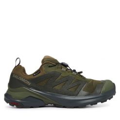 Trekkingi Salomon. Brązowe trekkingi męskie Salomon, trekkingowe, gore-tex. Za 539.99 zł.
