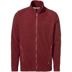 Kurtka polarowa męska Vaude Rosemoor Fleece Jacket II. Czerwone kurtki męskie Vaude, l, bez wzorów, z polaru, sportowe, bez kaptura. Za 298.99 zł.