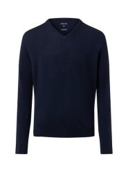 Andrew James sweter z dzianiny z wełną i kaszmirem Mężczyźni Wełna niebieski, XXXL. Niebieskie swetry przez głowę męskie Andrew James, m, bez wzorów, z dzianiny, bez kołnierzyka. Za 299.95 zł.