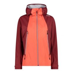 Kurtka z kapturem shell unlimitech damska CMP. Czerwone kurtki sportowe damskie CMP, bez wzorów, z kapturem, trekkingowe. Za 506.50 zł.